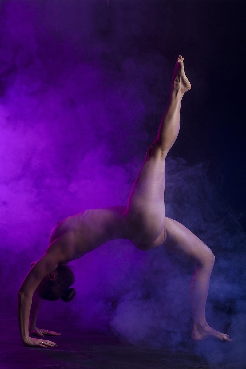 Woman doing yoga